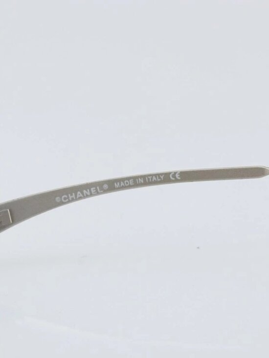 CHANEL Sunglasses metal Blue CC main image 12